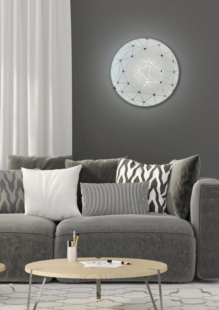 CLX Moderné nástenné/stropné svietidlo NARNI, 1xE27, 60W, 30cm, kruhové