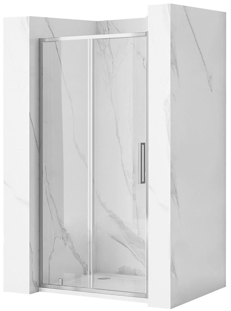 Rea Rapid Slide, posuvné sprchové dvere 1000 x 1950 mm, 6mm číre sklo, chrómový profil, REA-K5600