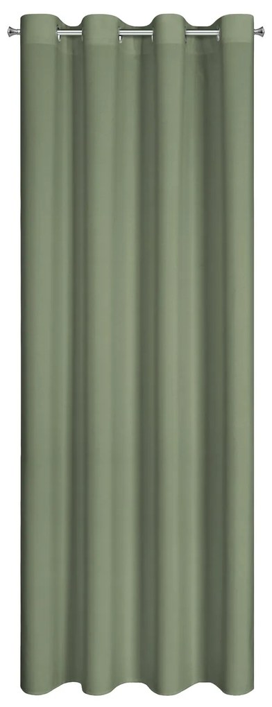 ZÁVES NA KRÚŽKOCH RITA 140X250 CM OLIVOVÁ