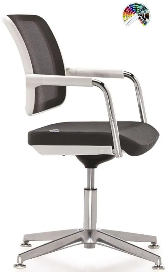 RIM Konferenčné kreslo FLEXi FX 1162 čalúnenie BLAZER, FLAX