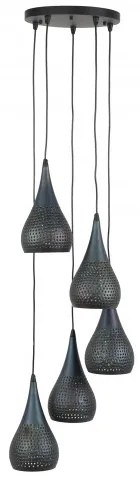 Luster 80-94 5 x Ø15cm industry cone - PRODUKT JE SKLADOM U NÁS - 1Ks - Komfort-nábytok