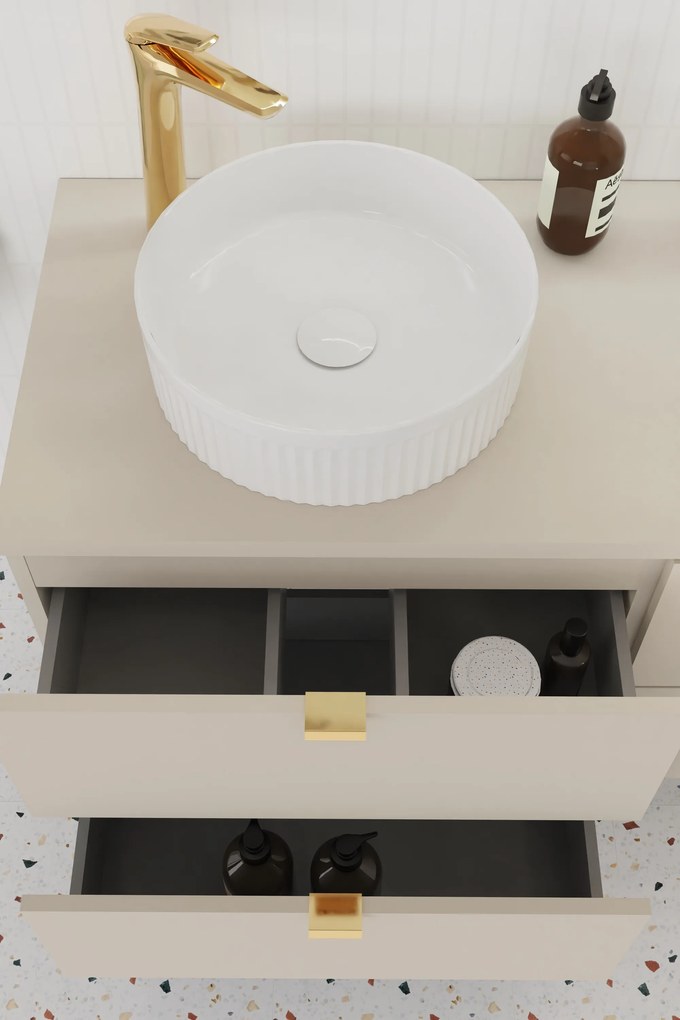 Comad Kúpeľňová skrinka pod umývadlo Dalia Cashmere 60 kašmír mat