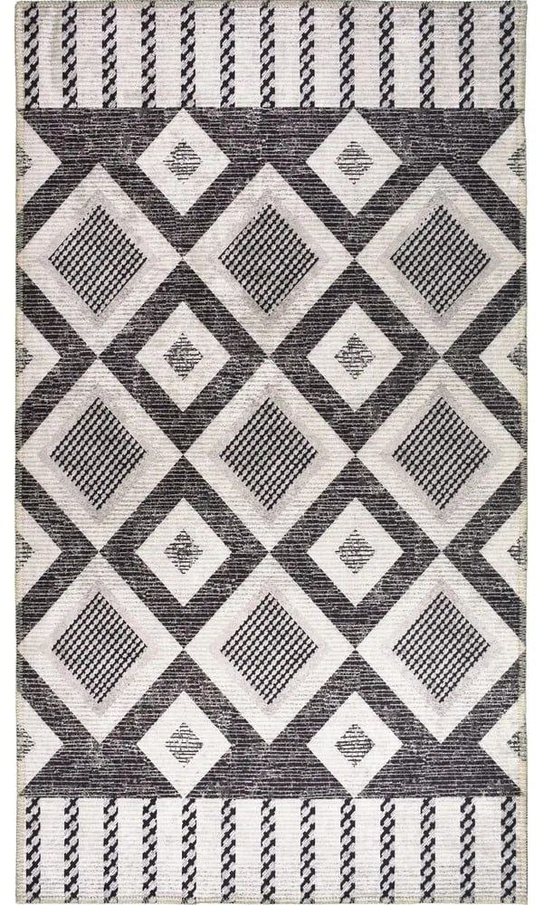 Sivý prateľný koberec 180x120 cm - Vitaus