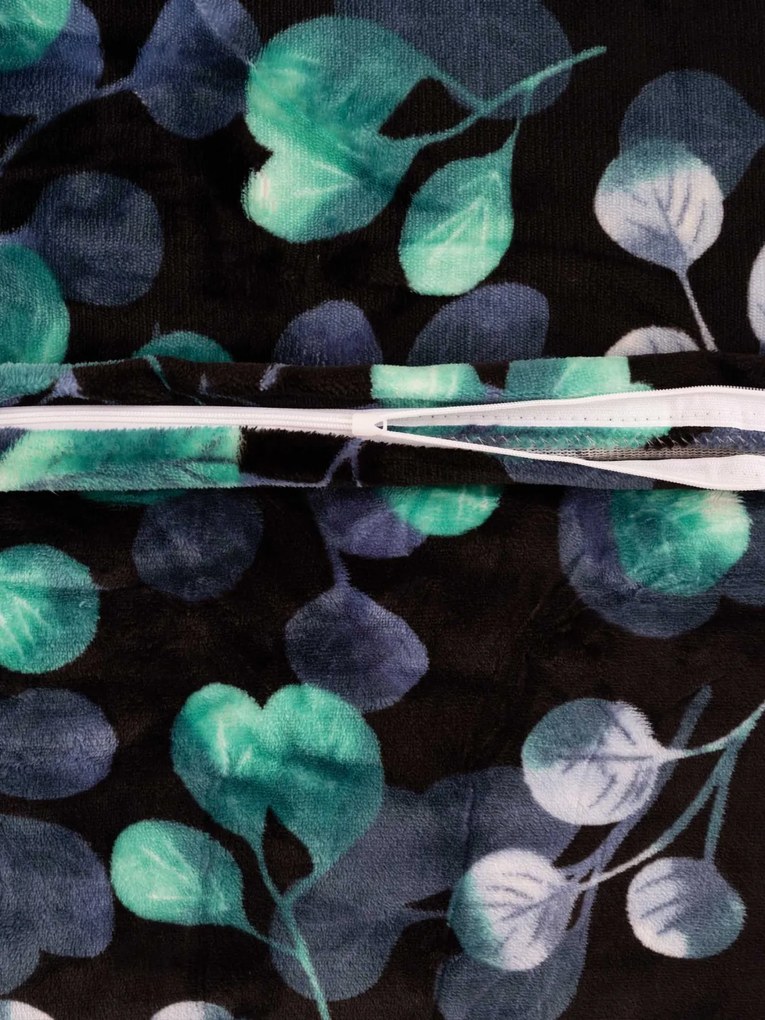 Obliečka na vankúšik mikroplyš 40 × 40 cm – Eukalyptus 2