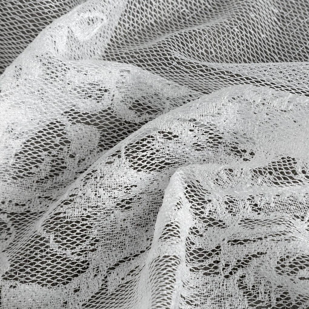 ZÁCLONA NA KRÚŽKOCH ALEXIA 140X250 CM BIELA