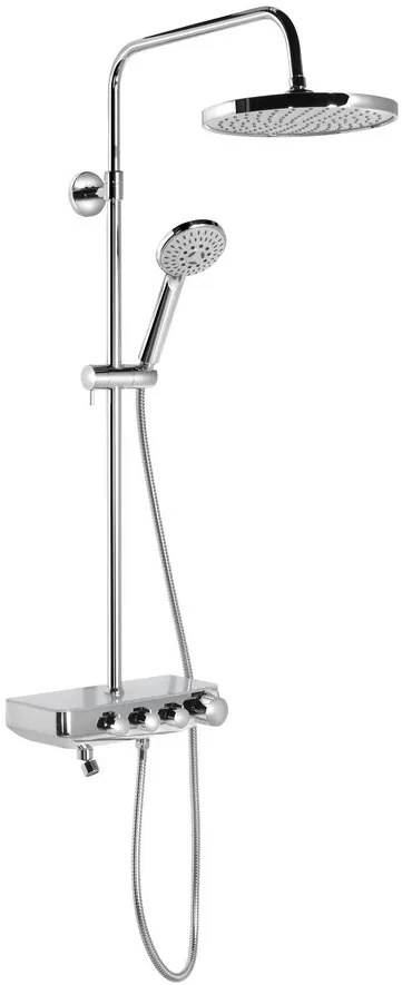 Aqualine Aqualine, FARRAO sprchový stĺp s batériou a napúšťaním, chróm, SL450