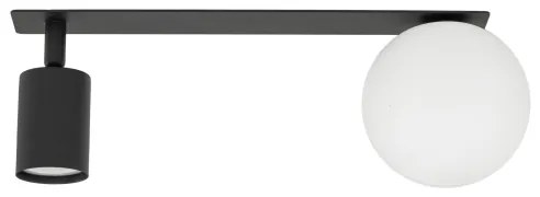 Podhľadové bodové svietidlo VOX 1xG9/8W/230V + 1xGU10/10W čierna