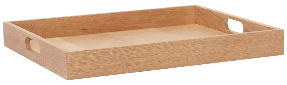Servírovací drevený podnos 35x45 cm Structure – Hübsch