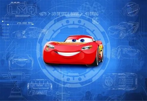 Fototapeta Disney Cars3 368 cm x 254 cm fototapety Komar 8-488