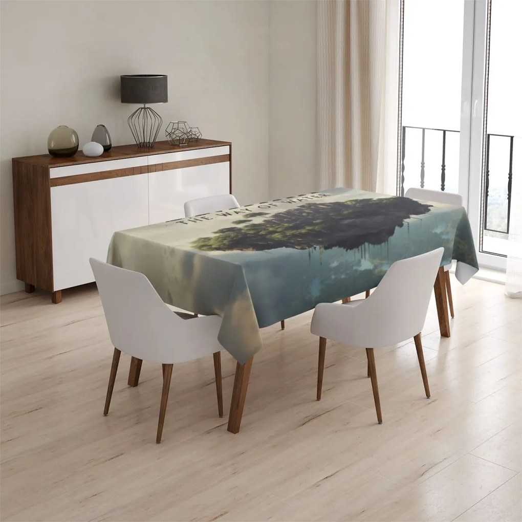 Sablio Obrus Avatar The Way of Water Lietajúce mesto - 130x130 cm