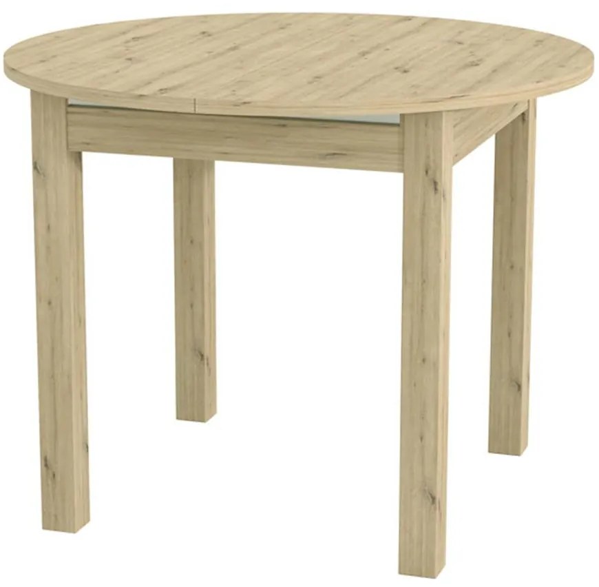Skladací stôl Aurora 96/126x96cm dub artisan