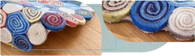 Koberec Sushi Color Multi kruh