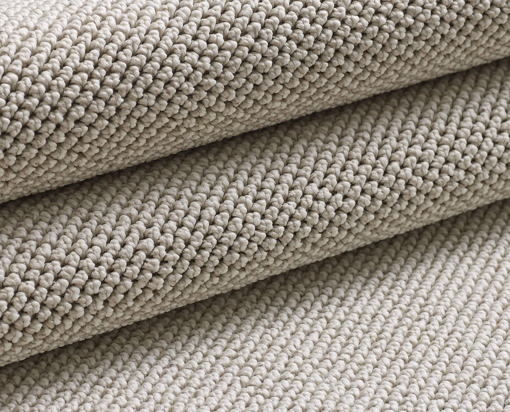 Ayyildiz, Kusový koberec Loom 4300 Cream kruh, 200x200 (priemer) kruh, béžová, obývacia izba