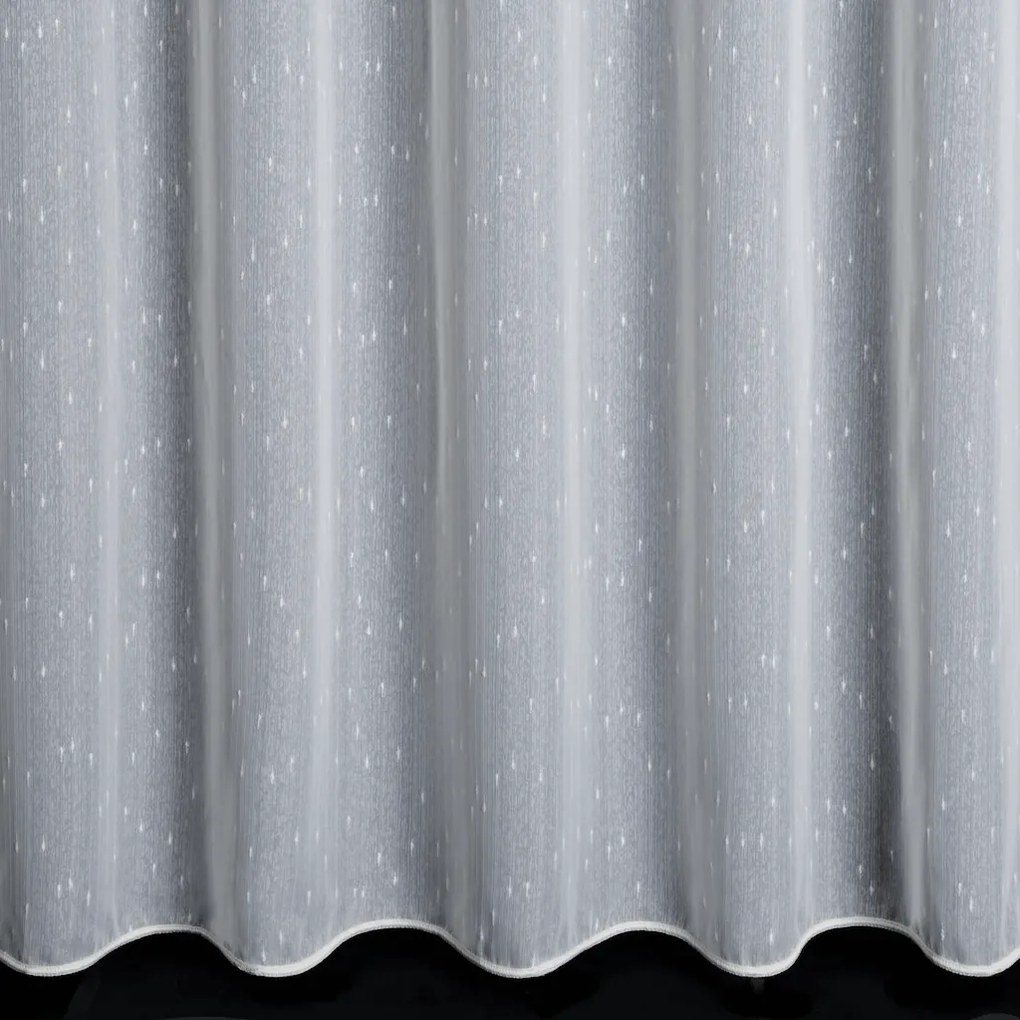 Záclonová látka Rain v. 300 cm - Biela