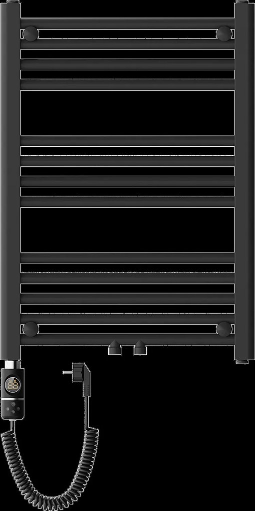 Mexen Mars, elektrické vykurovacie teleso 700 x 500 mm, 300 W, čierna, W110-0700-500-2300-70