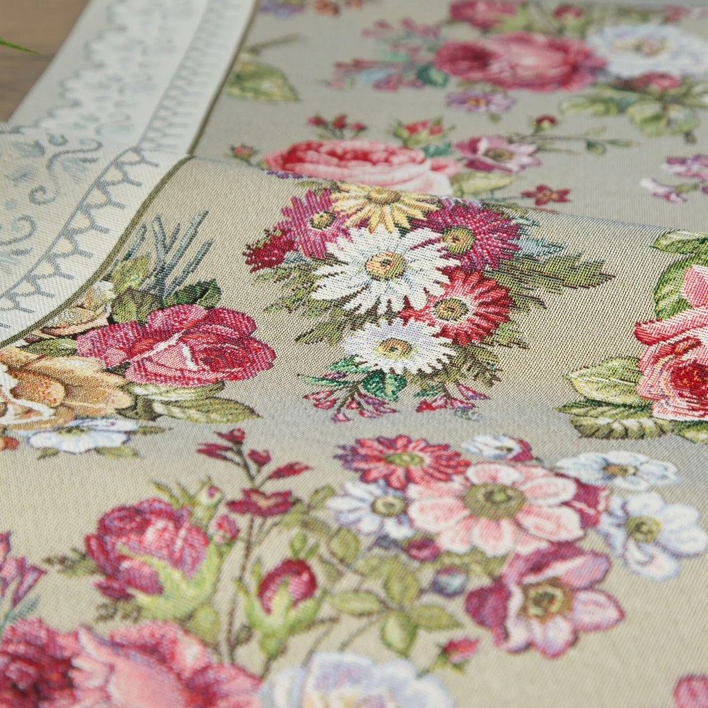 GOBELÍNOVÝ OBRUS OLI 140X180 CM VZOROVANÝ