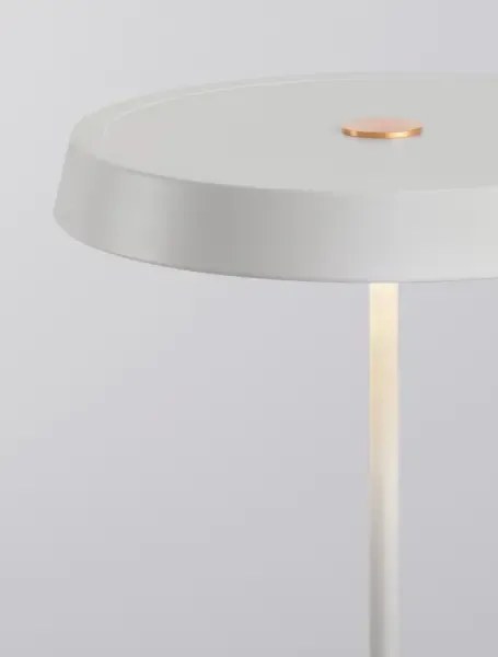 LED bielo-čierna stojaca lampa Vetro