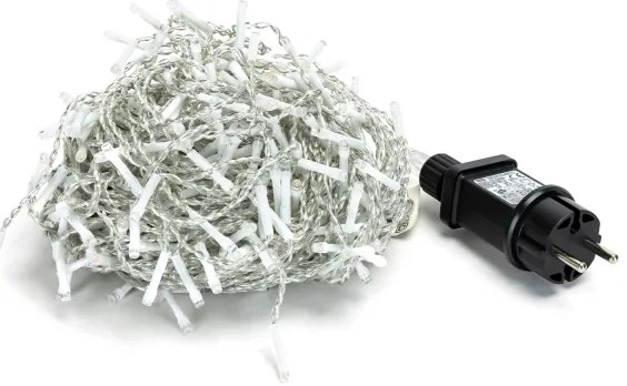 BRILAGI - LED Vonkajší vianočný reťaz 400xLED/8 funkcií 23x0,6m IP44 studená biela