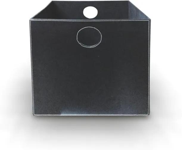 Úložný box, černý TOFI-LEXO 0000106584 Tempo Kondela