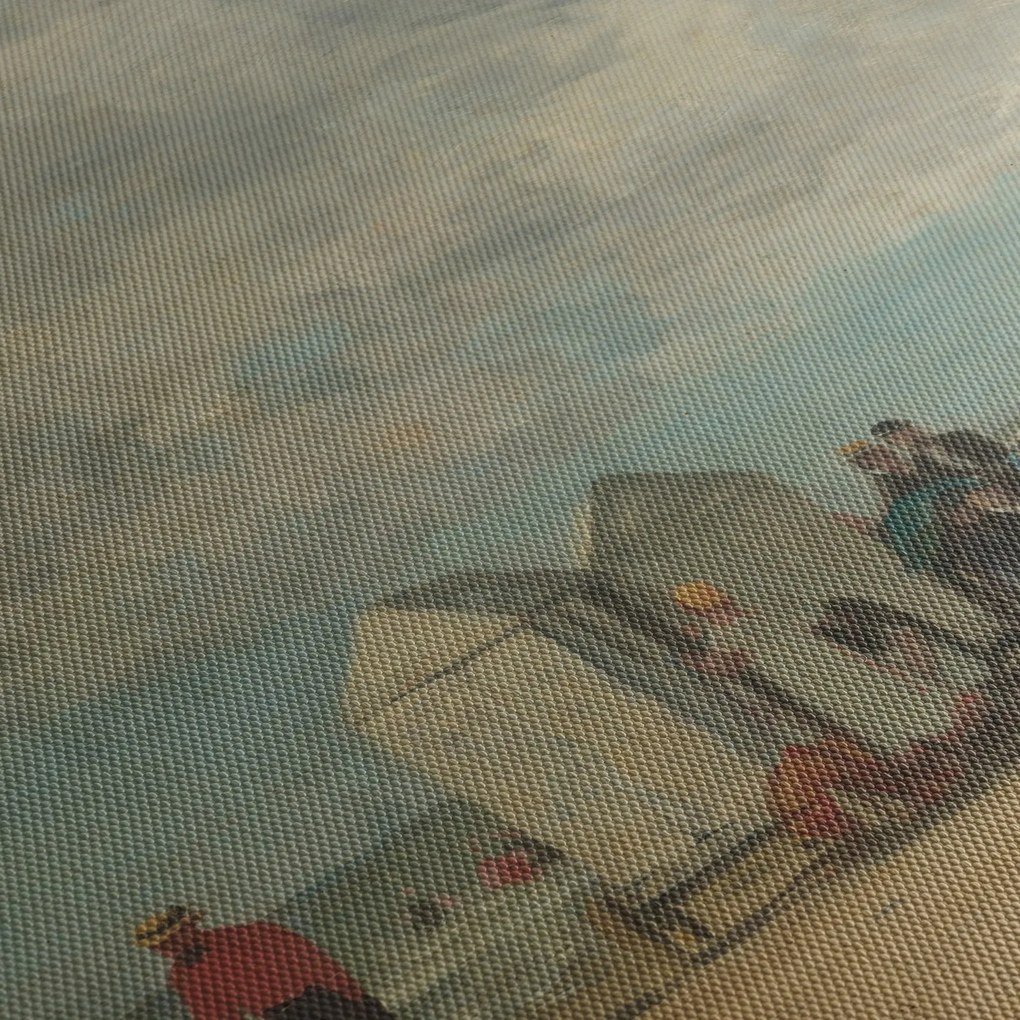 Obraz - Eugène Boudin, Beach Scene , reprodukcia (90x60 cm)