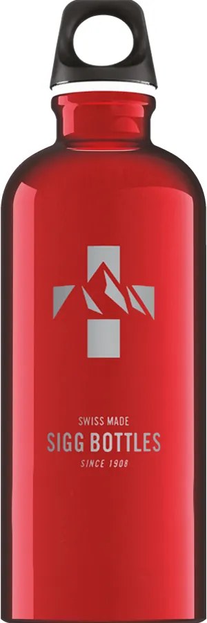 Sigg Swiss Culture fľaša na pitie 600 ml, horská červená, 8744.60