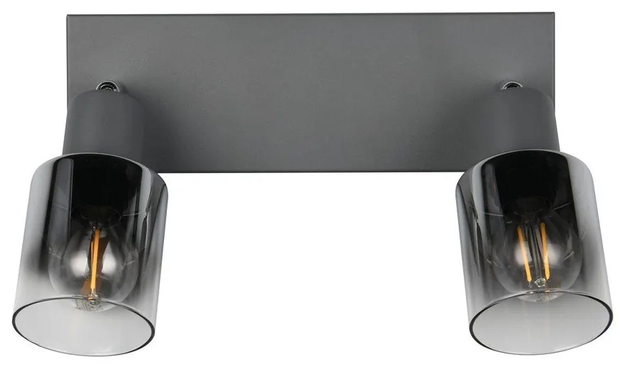 Antracitové bodové svietidlo ø 7 cm Cadiz – Reality