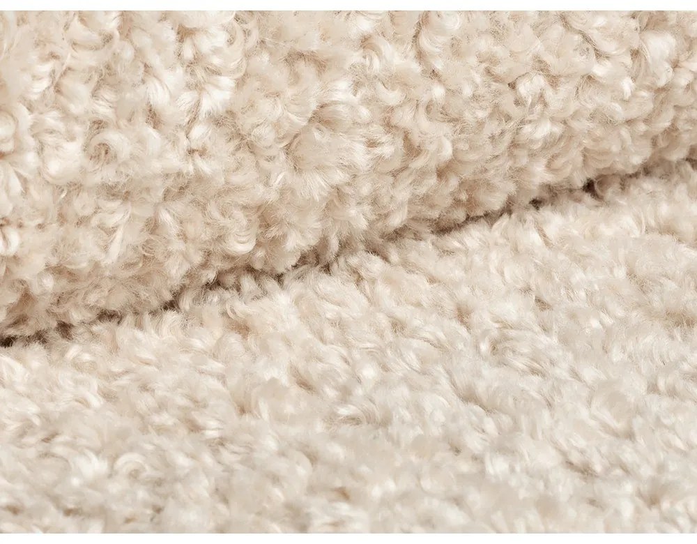 Béžová modulárna pohovka z textílie bouclé 282 cm Bellis – Micadoni Home