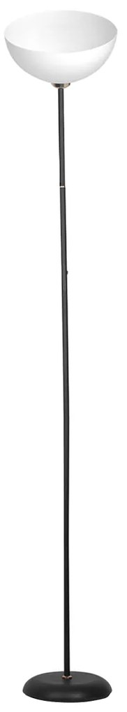 Stojacia lampa Zack, 1x biele PVC tienidlo, b