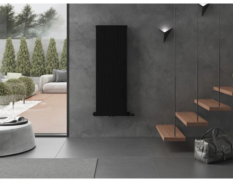 Mexen Topeka, vykurovacie teleso 1400 x 400 mm, 995 W, čierna, W210-1400-480-00-70