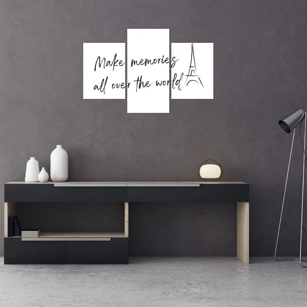 Obraz - Make memories (90x60 cm)