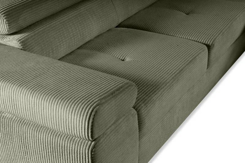 Sedacia súprava Harry, ľavá, zelená (lincoln 37)