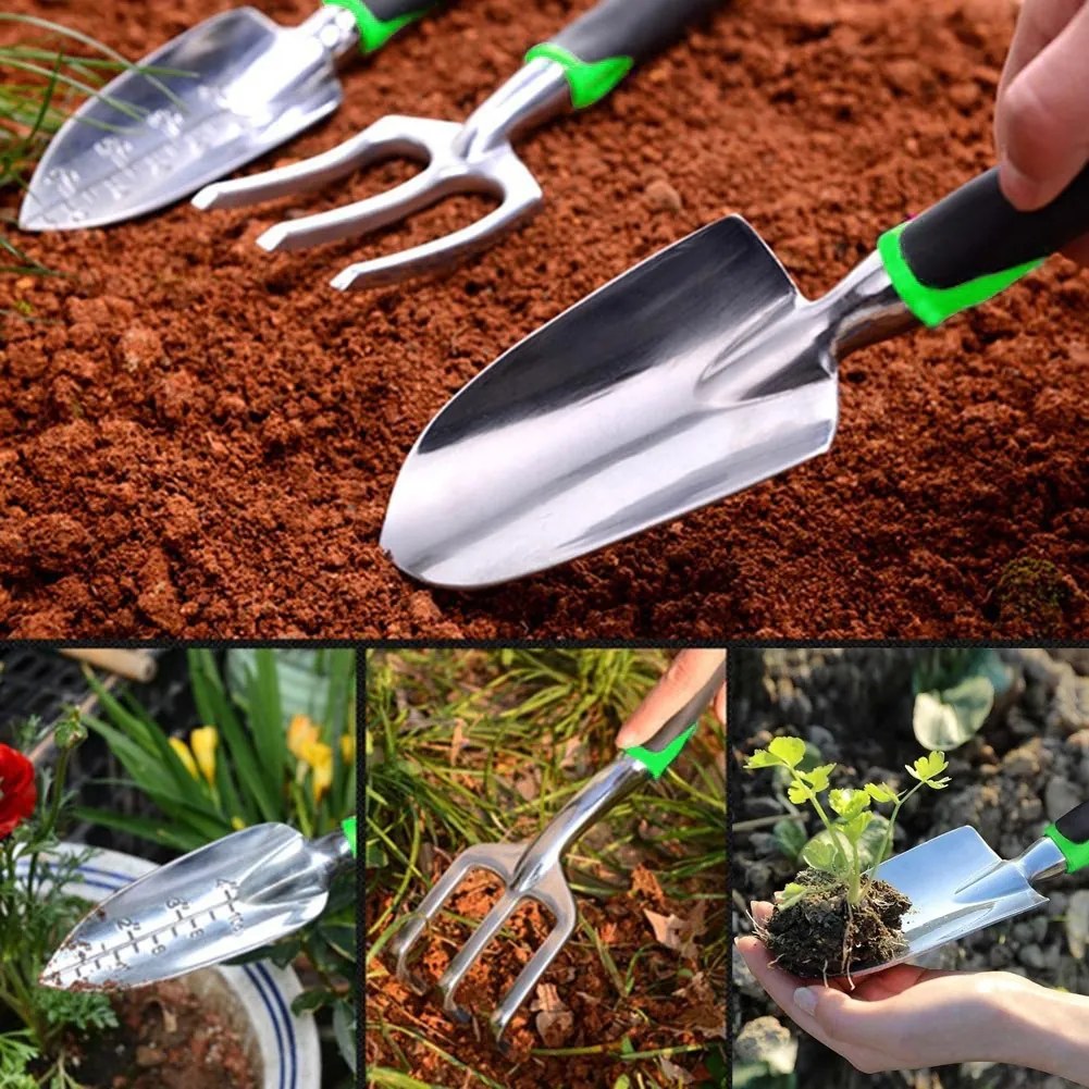 Súprava 5 ks záhradného náradia FUNAF zelená