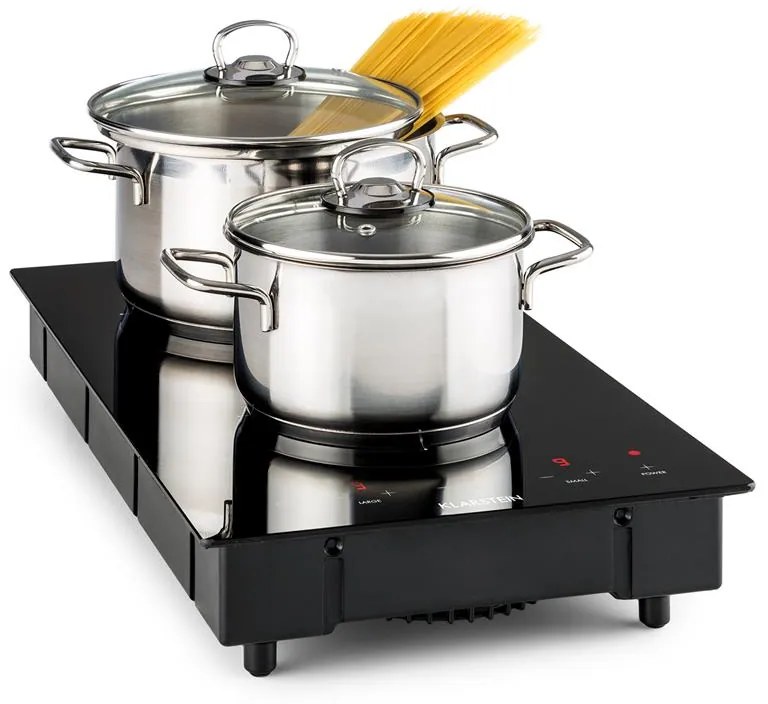 Klarstein VariCook Domino, indukčná varná doska, 2 platničky, 3000 W