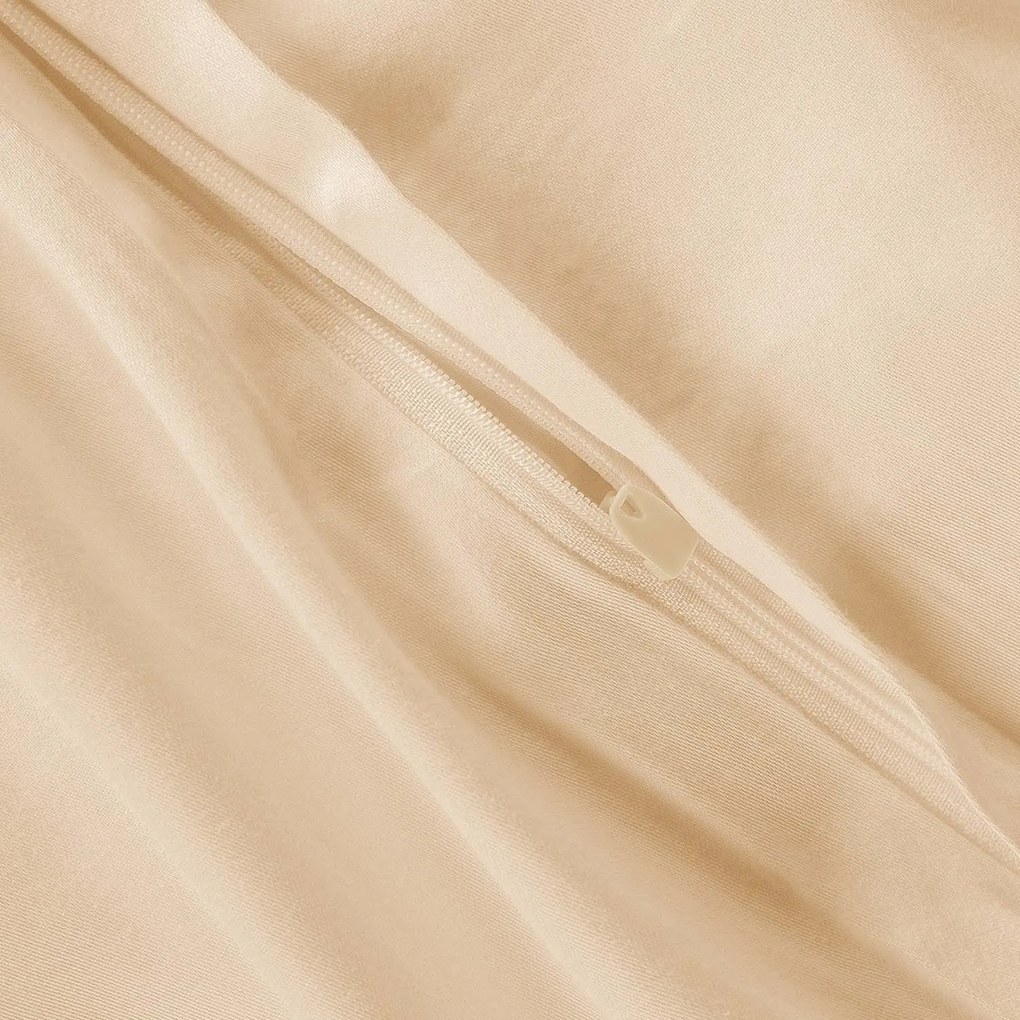 SATÉNOVÉ OBLIEČKY SATINLOVE CLASSIC 160X200 CM, 2KS 70X80 CM SVETLOBÉŽOVÉ