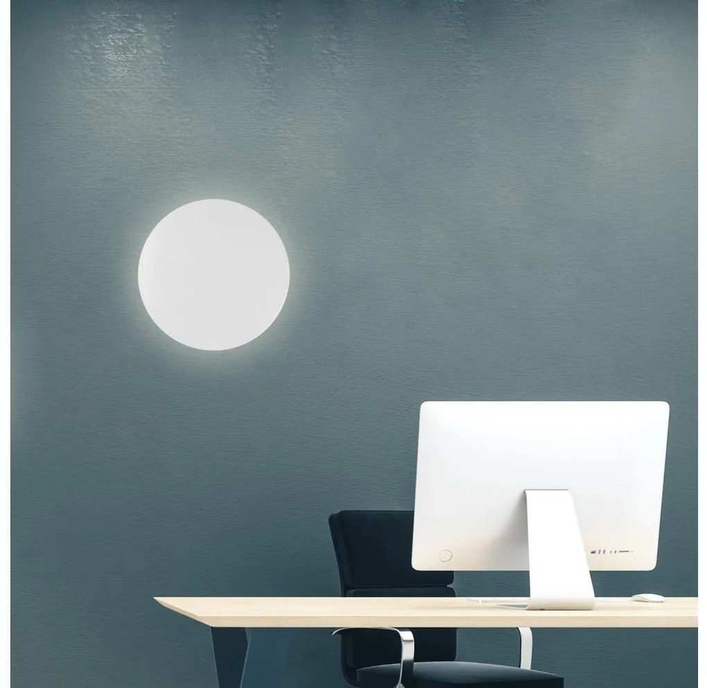 Nástenné svietidlo LUNA 4xG9/8W/230V pr. 40 cm biela