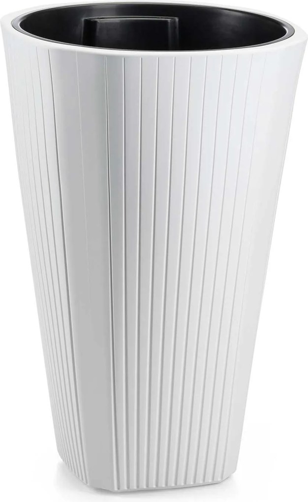 PLASTOVÝ KVETINÁČ MORA 39X61 CM BIELA