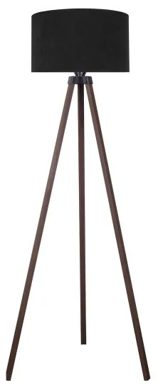 Brilagi - Stojacia lampa VELVET 1xE27/60W/230V hnedá/čierna