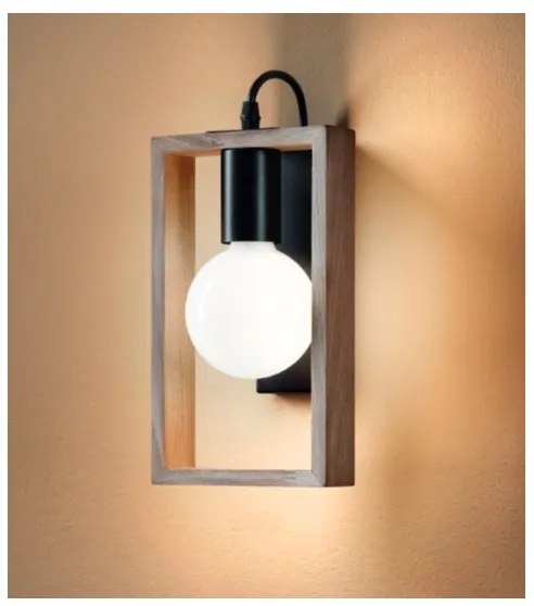 Redo 01-1663 - Nástenné svietidlo TIMBER 1xE27/42W/230V