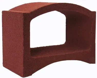 Regál na víno Bloc Cellier - Mini červený, kapacita fliaš: 8