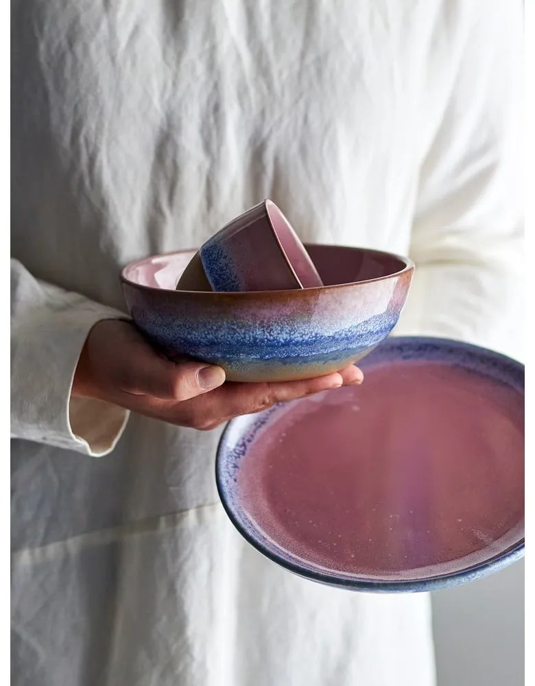 Svetloružová miska z kameniny 525 ml Paula – Bloomingville