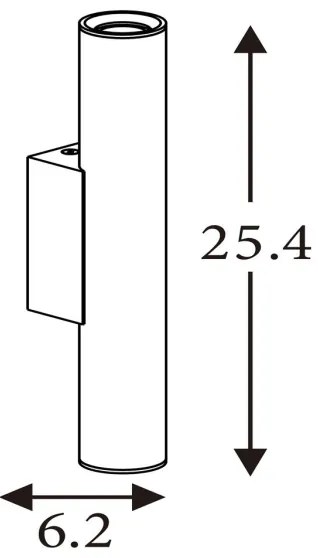 Searchlight 28125GO - Nástenné svietidlo BEACON 2xGU10/10W/230V zlaté