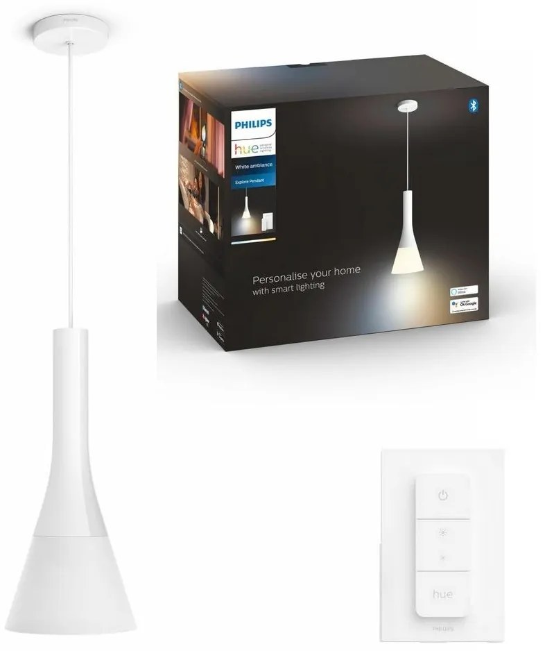 Philips - LED Stmievateľný luster na lanku Hue 1xE27/6W/230V 2200-6500K P4670