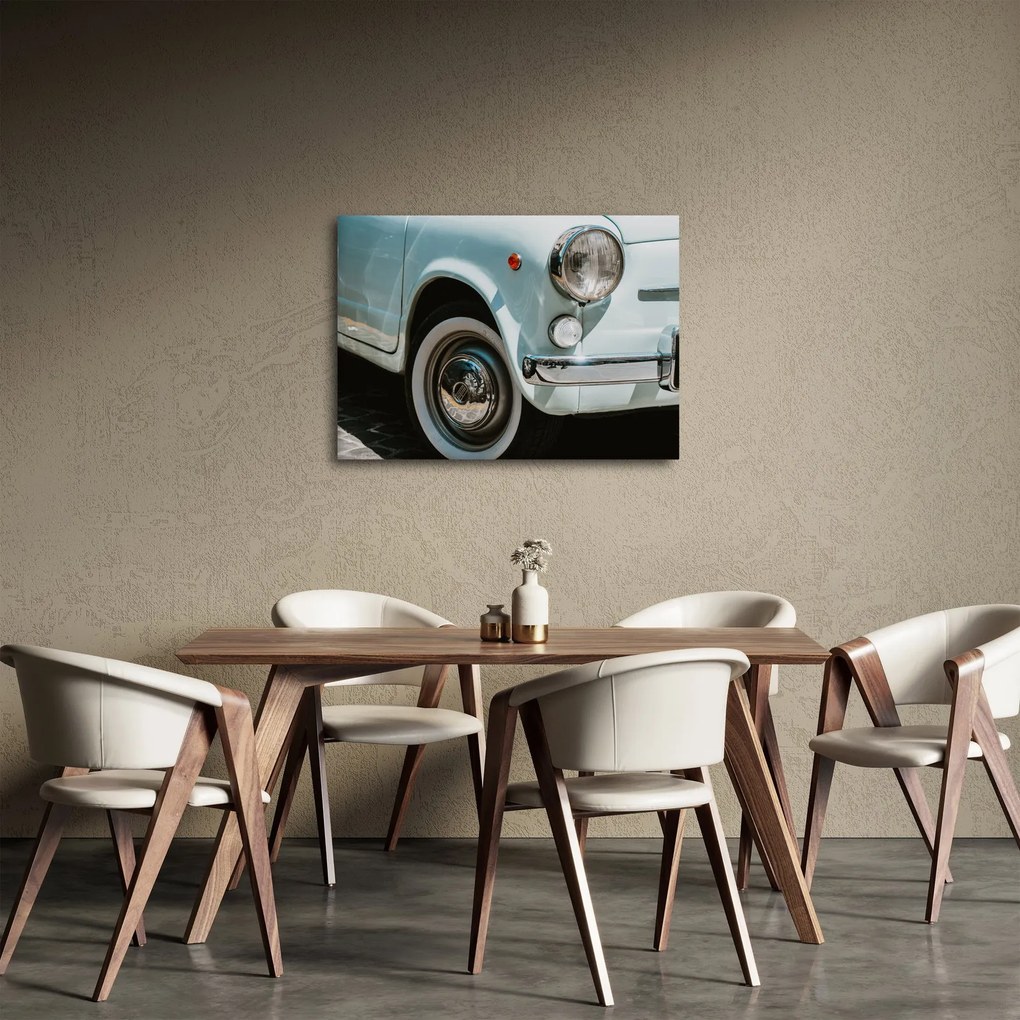Obraz - Retro auto Fiat (70x50 cm)