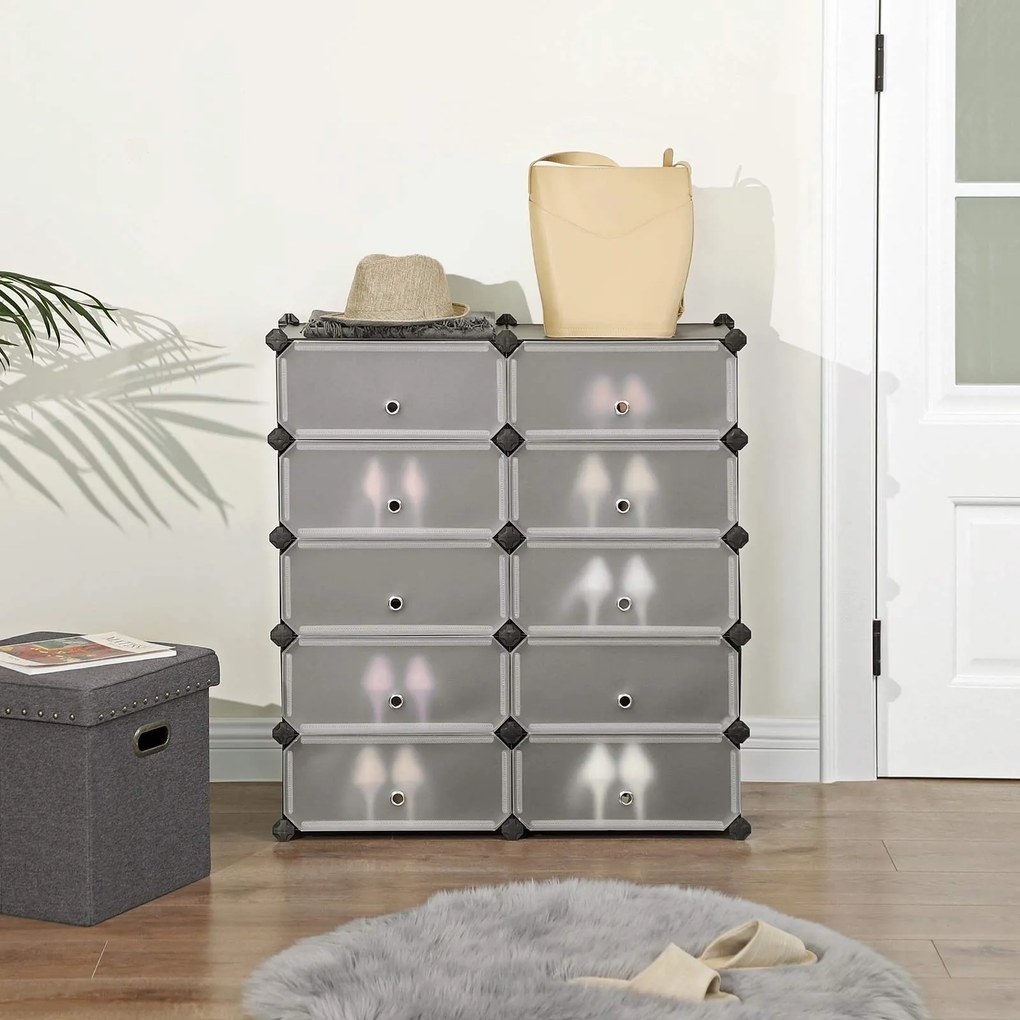 Sada botníkových boxov ERAS čierna