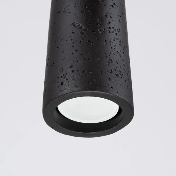 Sollux SL.1355 - Luster na lanku ELECTRA 1xGU10/10W/230V betón/čierna