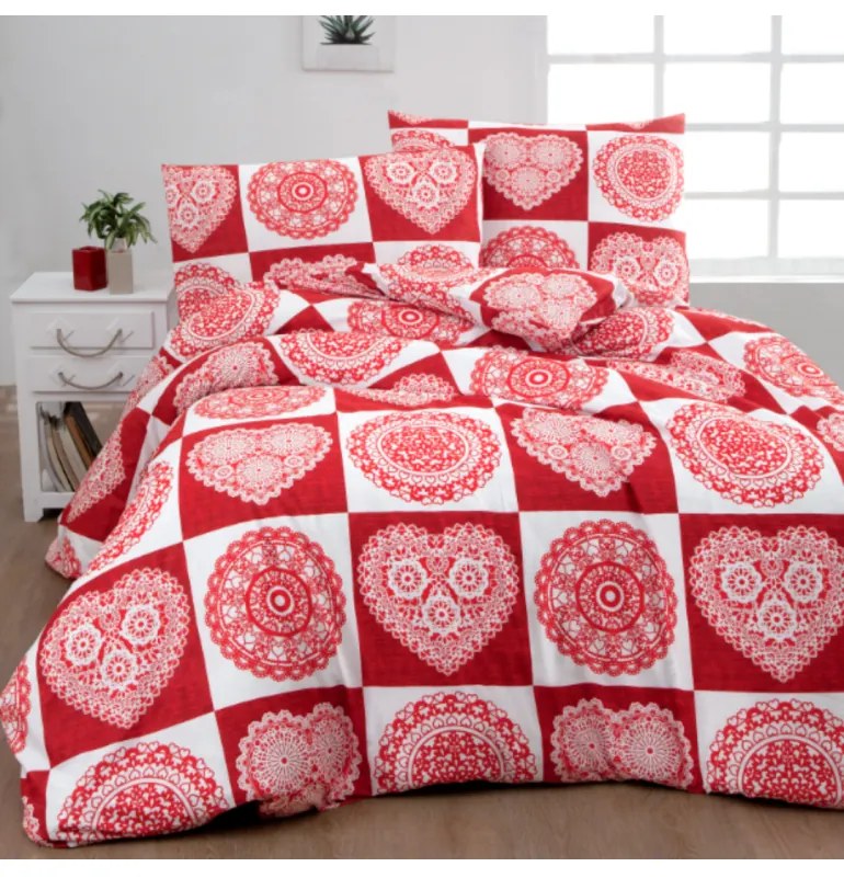 Obliečky bavlnené Hanah EMI, Štandardný set jednolôžko obsahuje 1x 140x200 + 1x 70x90