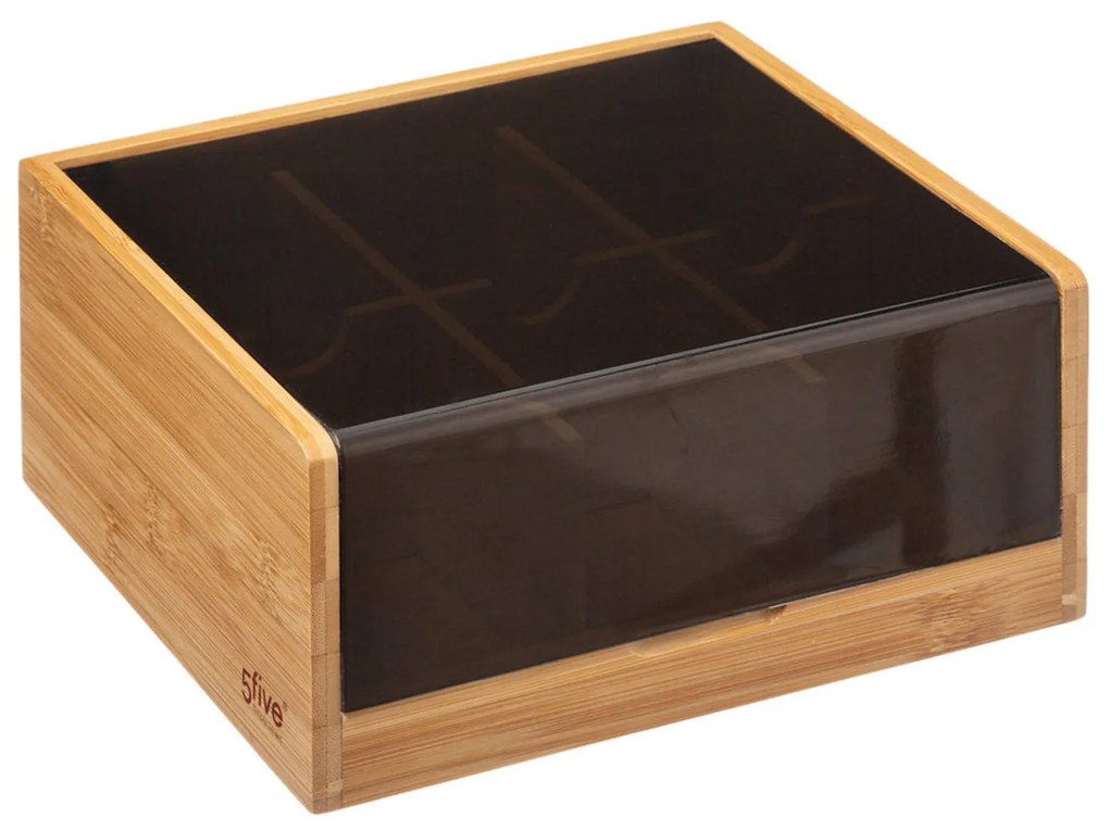 Čajový box so 6 priehradkami bambus 7754, 5Five