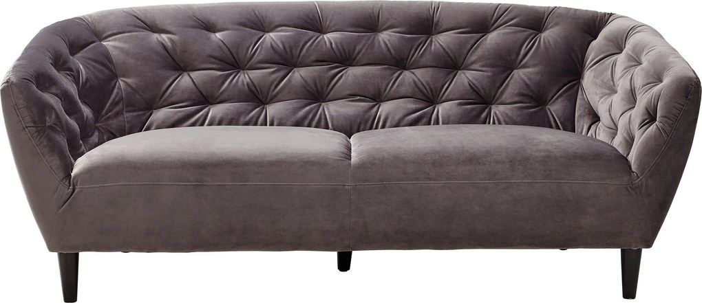 XXXLutz SEDAČKA CHESTERFIELD, textil, tmavosivá Ambia Home - Sedačky - 001749019302