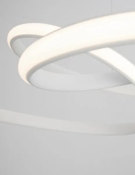 LED luster Menton 52 biele