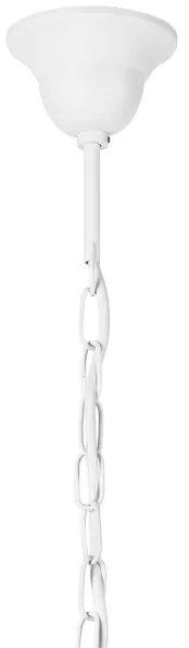 Luster na reťazi DONATO 3xE14/40W/230V biela